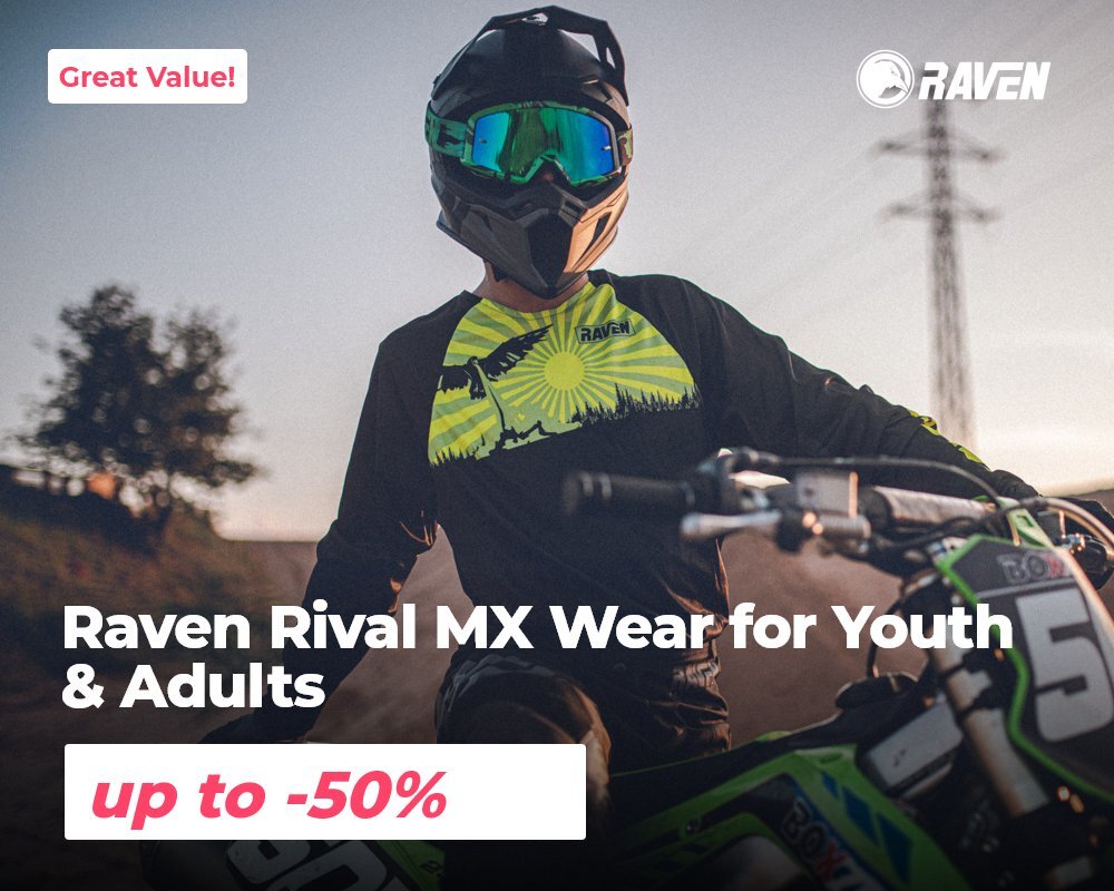 Bl Great Value! Raven Rlval MX Wear for Youth Adults z 14.99 