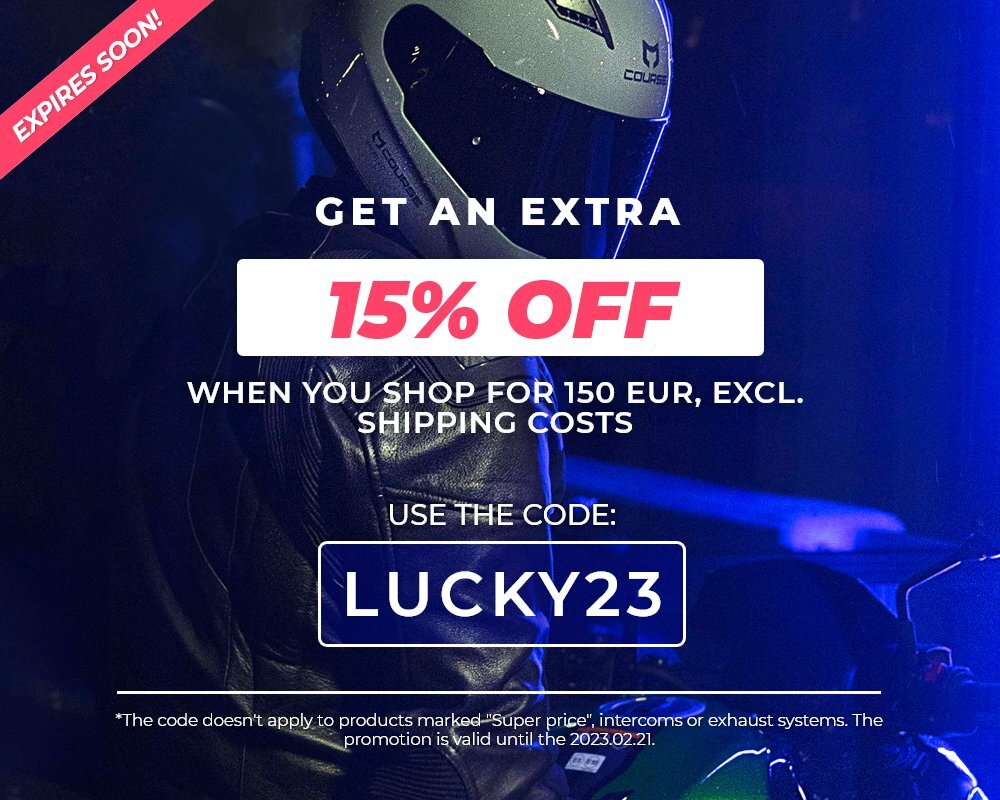 Expires Soon! use your extra discount code now XLmoto