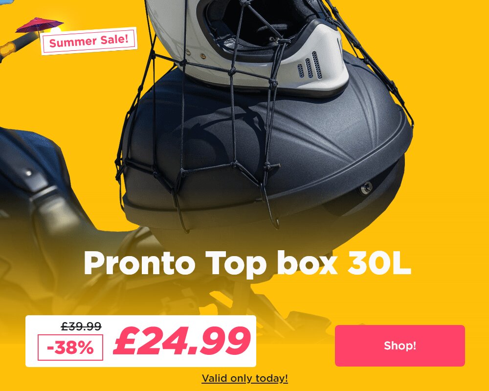 XLMOTO Pronto Top Box 30 L - Buy now, get 75% off